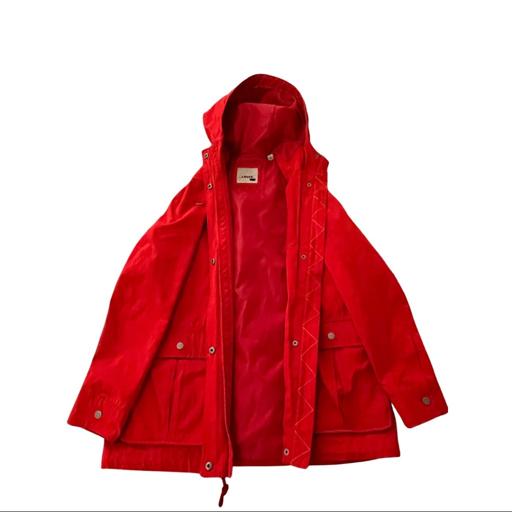 Cherry Red Classic Levi’s Rainjacket
